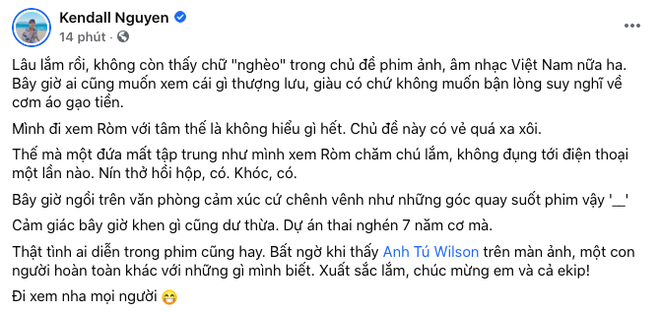MXH sao Việt rần rần đăng tút khen RÒM: Trấn Thành dự đoán doanh thu trăm tỉ, Ali Hoàng Dương chốt gọn đỉnh cao - Ảnh 11.