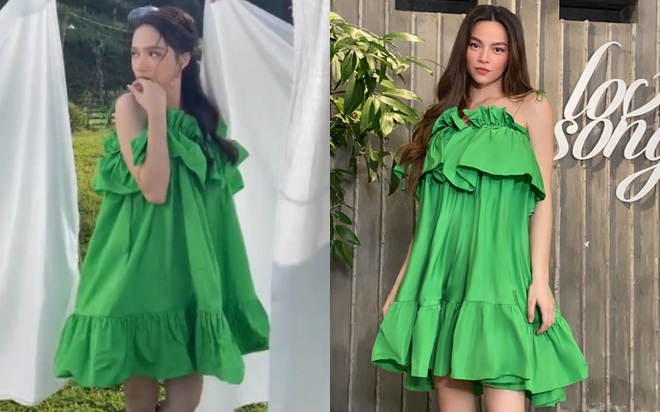 Vừa hẹn h&ograve; với Matt Liu, Hương Giang đ&atilde; đụng ngay v&aacute;y giấu bụng bầu của H&agrave; Hồ - Ảnh 6.
