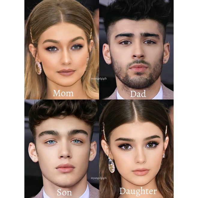 Sốt xình xịch ảnh dự đoán visual con nhà cặp cực phẩm Gigi Hadid - Zayn Malik: Xuất sắc thế này sẽ loạn Hollywood lắm đây! - Ảnh 2.