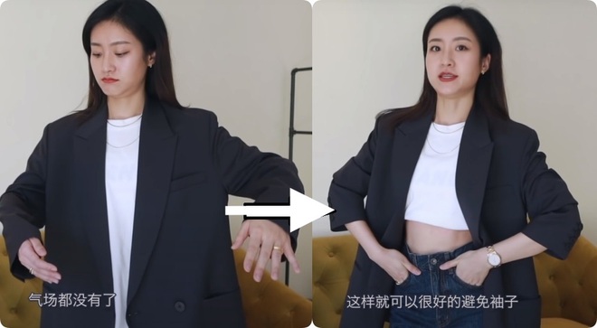 Fashionista xứ Đ&agrave;i tung ra 4 chi&ecirc;u diện blazer hack ch&acirc;n d&agrave;i đỉnh cao d&agrave;nh cho c&aacute;c n&agrave;ng khi&ecirc;m tốn chiều cao - tự h&agrave;o chiều rộng - Ảnh 4.
