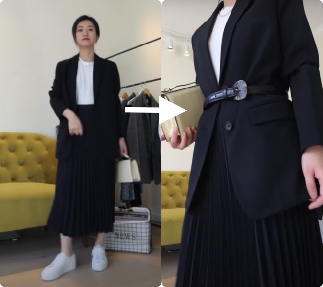 Fashionista xứ Đ&agrave;i tung ra 4 chi&ecirc;u diện blazer hack ch&acirc;n d&agrave;i đỉnh cao d&agrave;nh cho c&aacute;c n&agrave;ng khi&ecirc;m tốn chiều cao - tự h&agrave;o chiều rộng - Ảnh 10.