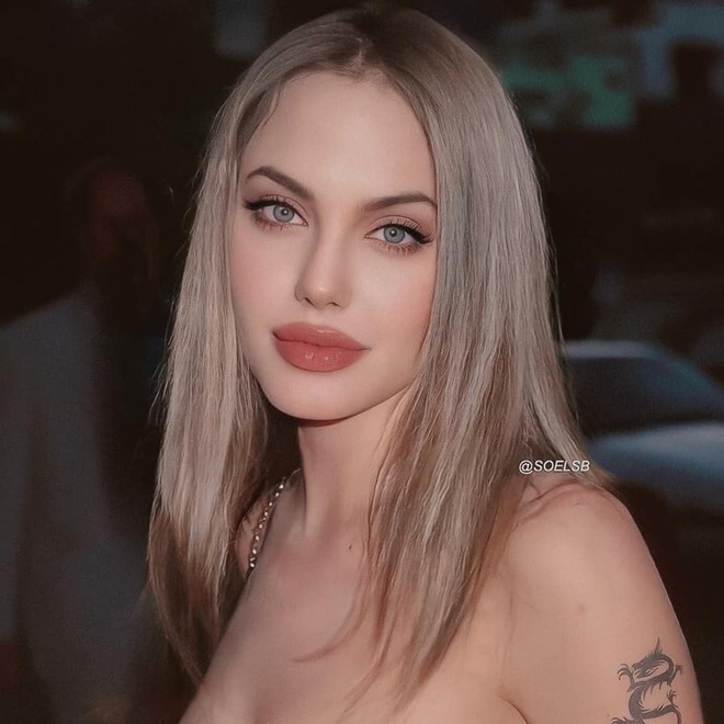 People are in an uproar over the photo set of Angelina Jolie in her most beautiful time: Breathtaking beauty like this, no wonder Brad Pitt loves it, but something is wrong - Photo 3.