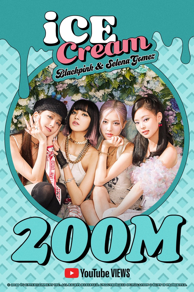 BLACKPINK có 2 poster ăn mừng trong 1 sáng: Ice Cream 200 triệu và How You Like That tiếp tục phá vỡ kỉ lục của PSY - Ảnh 1. BLACKPINK có 2 poster ăn mừng trong 1 sáng: Ice Cream 200 triệu và How You Like That tiếp tục phá vỡ kỉ lục của PSY - Ảnh 1.