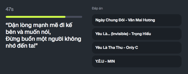Chơi ngay game hot nhất ngày: Nhạc lên là hát nhưng bạn có phải vị thánh nhạc Việt? - Ảnh 4.