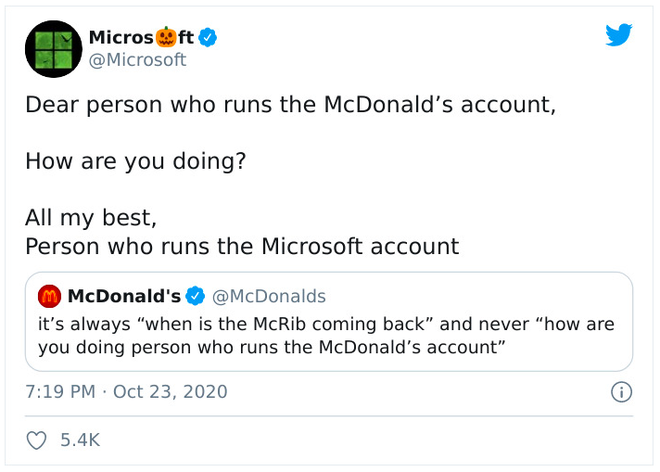 Microsoft, Facebook, Messenger... cùng nhau troll McDonalds trên Twitter, cư dân mạng được dịp hả hê, cười đau cả bụng! - Ảnh 2.