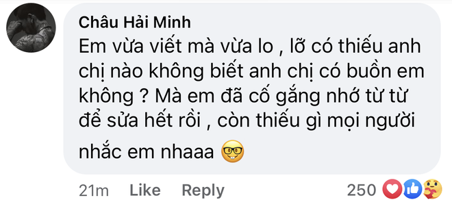 Dế Choắt lần đầu viết tâm thư cảm ơn: Em vừa viết mà vừa lo lỡ thiếu anh chị nào, không biết anh chị có buồn em không - Ảnh 3.