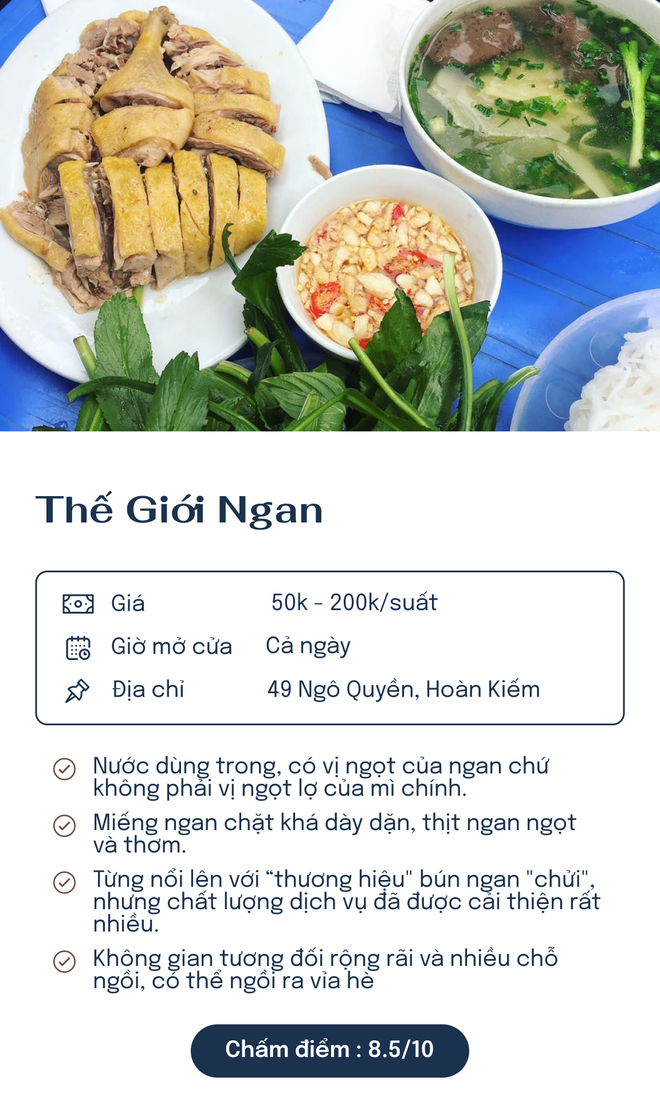 Chấm điểm 6 quán bún ngan nổi tiếng nhất Hà Nội: Ngan Nhàn chửi thì rầm rộ quá rồi, so với những hàng khác thì sao? - Ảnh 2.