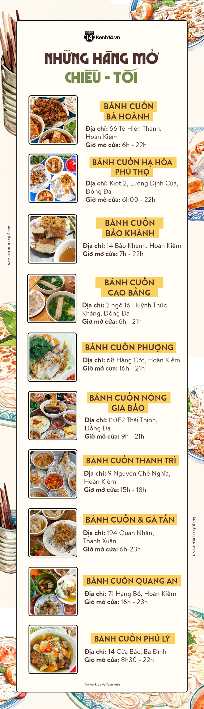 Nằm lòng “bản đồ bánh cuốn” chiếm lĩnh thủ đô đủ mọi khung giờ, thấy thèm là có thể đi ăn ngay - Ảnh 3.