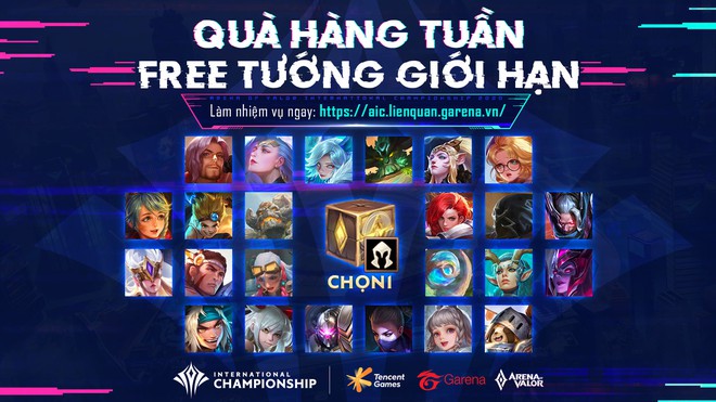 HOT: Game thủ Liên Quân Mobile nhận đến 25 tướng và nhiều skin xịn từ sự kiện AIC 2020 - Ảnh 1.