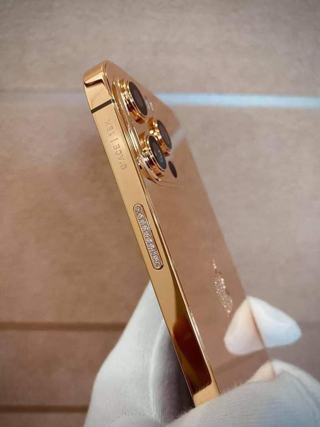 Đẳng cấp của sự &quot;chanh sả&quot;, mê mẩn chiếc iPhone 12 Pro Max được nạm vàng 18K và kim cương cực ấn tượng - Ảnh 5.