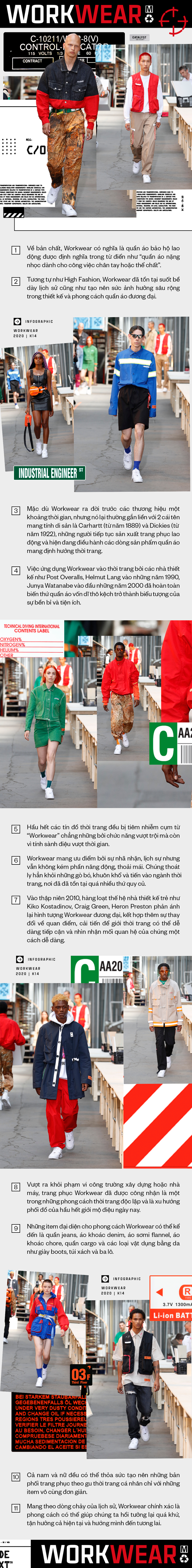 Workwear - Xu hướng thời trang mang theo d&ograve;ng chảy của cả qu&aacute; khứ v&agrave; hiện đại - Ảnh 1.