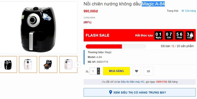 8 nồi chiên không dầu dưới 2 triệu, sale đến 60% chị em nên khuân về gấp - Ảnh 7.