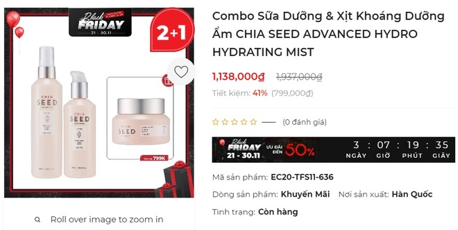 7 combo mỹ phẩm đang được sale hời: Từ 495k là có trọn bộ skincare chuẩn chỉnh - Ảnh 11.