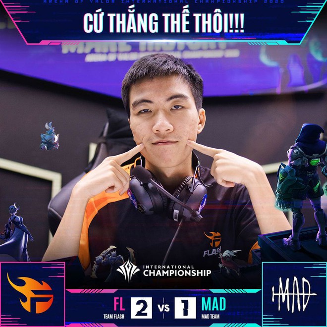 Mọi vị tướng đều biến thành trợ thủ khi vào tay ProE, Team Flash đánh bại MAD Team đầy cảm xúc để chính thức tiến vào Tứ kết AIC 2020 - Ảnh 3.