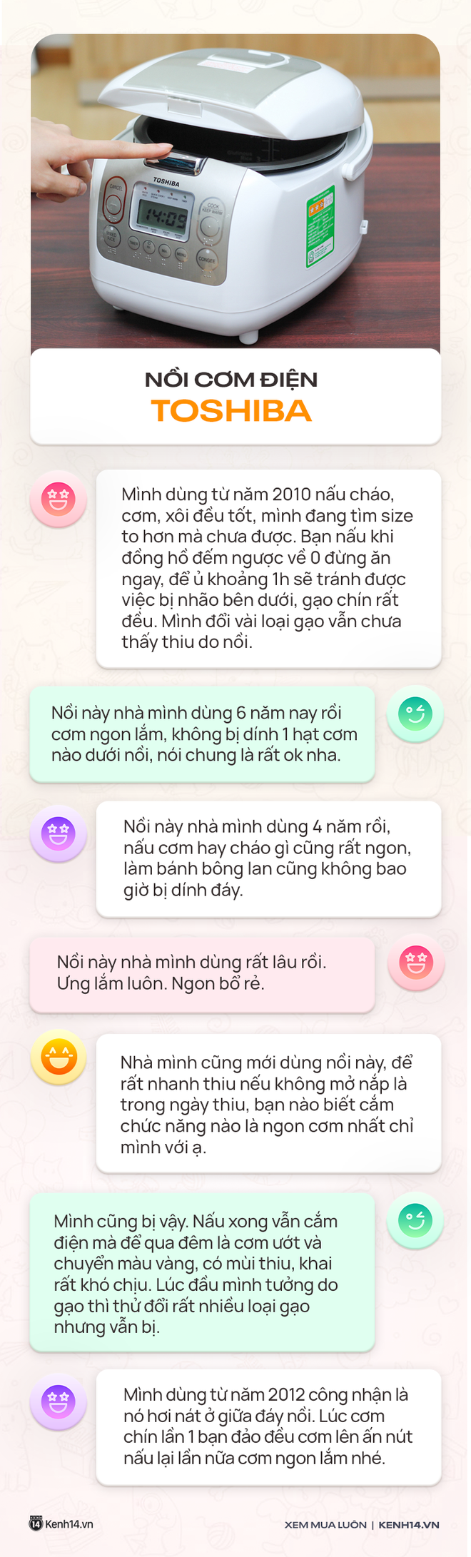 Nồi cơm điện Toshiba đang khiến hội chị em “rần rần”: Được nhiều người thích nhưng vẫn có điểm hạn chế - Ảnh 4.