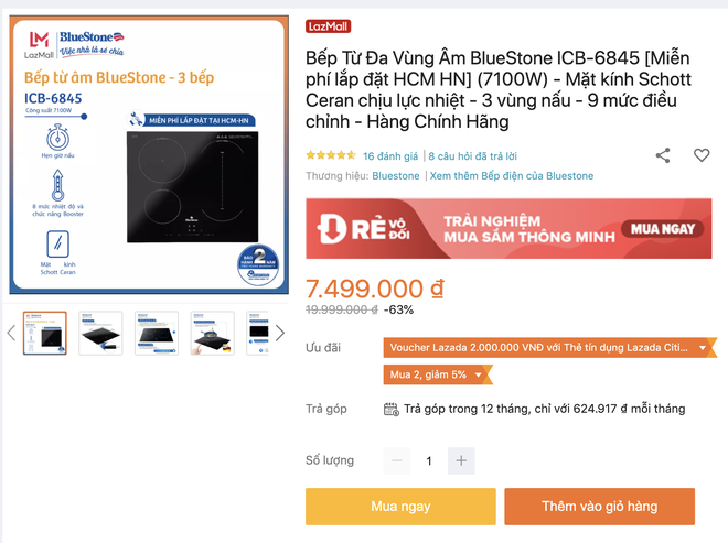 Bếp từ, bếp hồng ngoại giảm giá rẻ hều, chị em nội trợ mau chốt đơn - Ảnh 15.