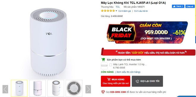 6 máy lọc không khí đang sale tới 70% tội gì không mua - Ảnh 1.