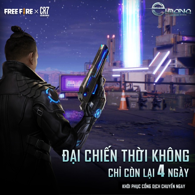 Ronaldo xuất hiện cực ngầu trong Free Fire với khả năng bắn súng đỉnh cao, bí ẩn về nhân vật mới đã được tiết lộ? - Ảnh 2.