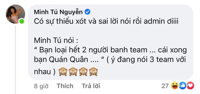 Minh Tú đích thân sửa lưng admin Đại Sứ Hoàn Mỹ vì trích dẫn sai drama với Hoàng Thùy - Ảnh 5.