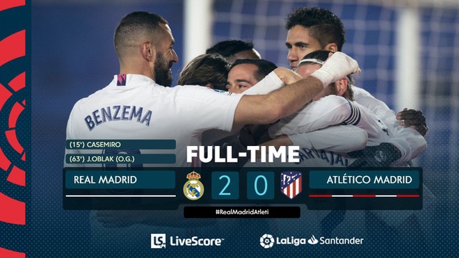 Thắng trận đại chiến thủ đô Tây Ban Nha, Real Madrid phả hơi nóng vào gáy Atletico trong cuộc đua vô địch - Ảnh 11.