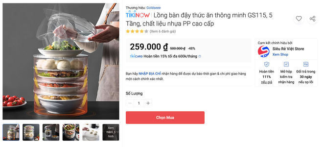 Bắt chước dân tình mua lồng bàn giữ nhiệt 200k: Chỉ được cái mã, mua rồi thấy tiếc tiền - Ảnh 8.