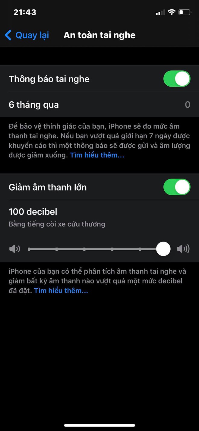 Cách bật cảnh báo tiếng ồn trên iPhone, tránh bị đau tai khi nghe nhạc quá lớn - Ảnh 4.