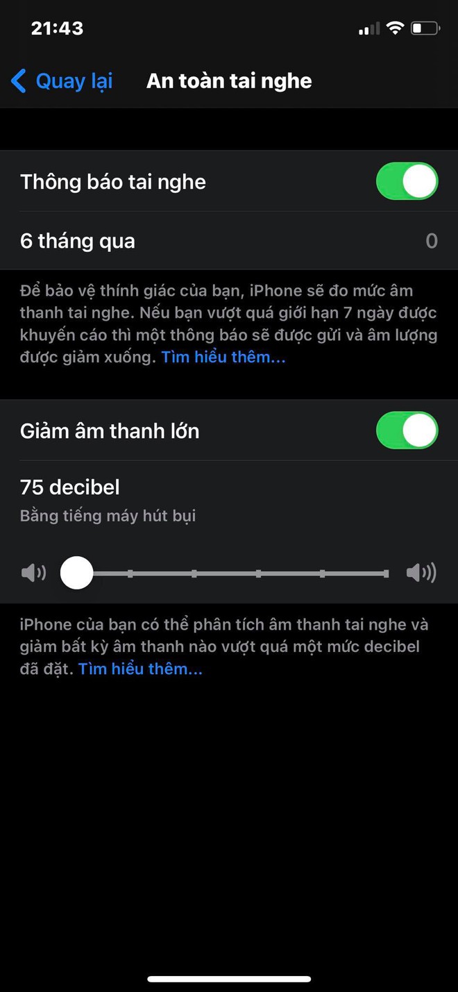 Cách bật cảnh báo tiếng ồn trên iPhone, tránh bị đau tai khi nghe nhạc quá lớn - Ảnh 4.