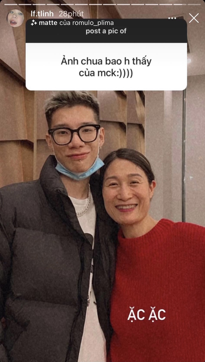 Tlinh lần đầu tiết lộ ảnh MCK đứng bẽn lẽn bên 