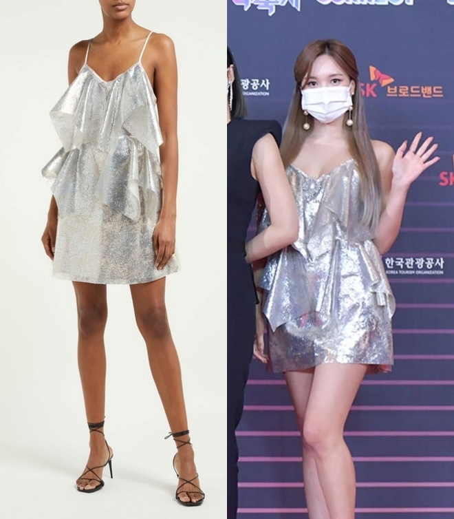 Đỉnh cao phá đồ hiệu nào bằng stylist của Twice: Cắt váy hiệu thành váy chợ, biến Tzuyu thành trò hề trên sân khấu - Ảnh 2.