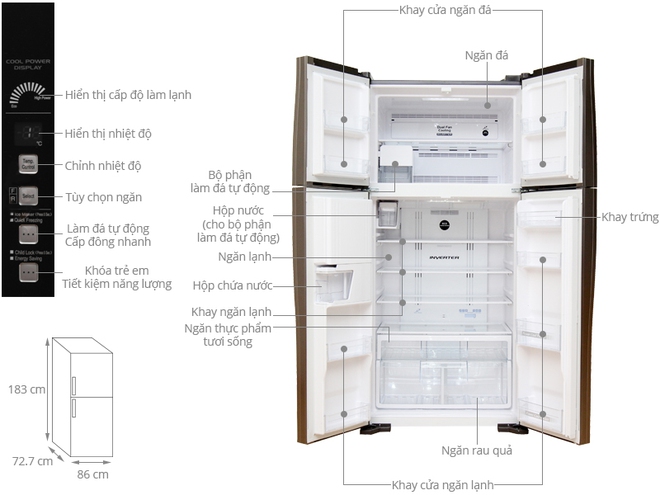6 chiếc tủ lạnh được bình chọn nhiều nhất năm 2020: Đều sở hữu công nghệ Inverter tiết kiệm điện, phù hợp từ người độc thân tới các gia đình - Ảnh 5.