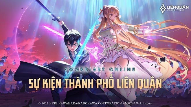 Liên Quân Mobile tiếp tục tái hợp Sword Art Online, game thủ sẽ ...