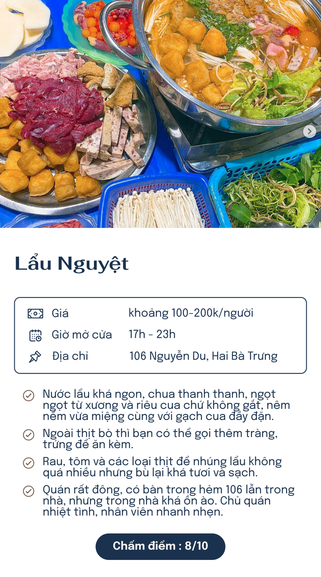 Chấm điểm 5 quán lẩu riêu nổi tiếng nhất Hà Nội: Xì xụp ngày đông rét cóng thì còn gì bằng! - Ảnh 5.