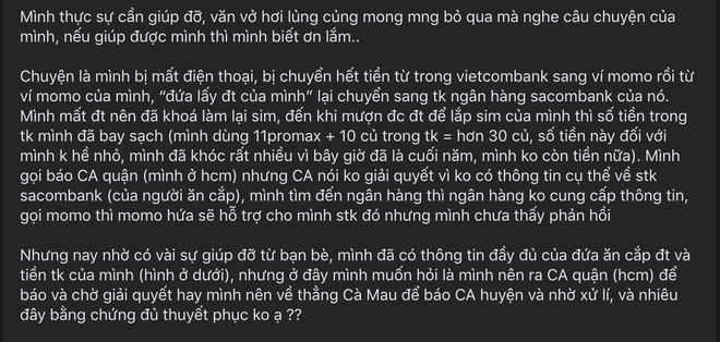 Cộng đồng mạng xôn xao nghi vấn mất iPhone mất luôn 10 triệu trong tài khoản, hãy cảnh giác bảo mật ví điện tử và ứng dụng ngân hàng - Ảnh 1.