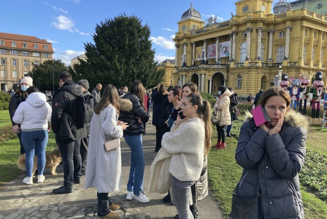 Croatia: Động đất khiến ít nhất 7 người thiệt mạng và hàng chục người khác bị thương - Ảnh 1.