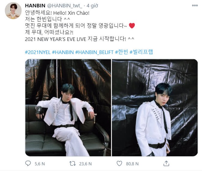 Hanbin có sân khấu ra mắt tại concert nhà Big Hit: Gửi lời chào đến fan Việt, được dân tình khen tiến bộ vượt bậc - Ảnh 4.