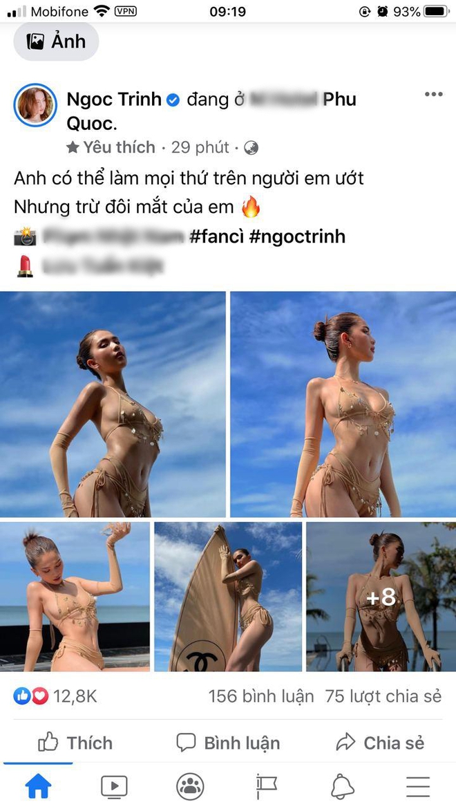 Ngọc Trinh khoe ảnh bikini mặc như không mặc, nhưng chú thích ẩn ý 18+ kèm theo mới là điều gây sốc nặng - Ảnh 2.