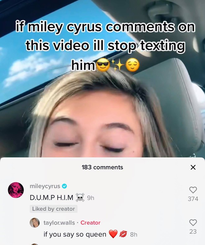 Miley Cyrus đang túc trực ngày đêm trên TikTok, comment vào tất cả video của fan và tạo luôn cơn sốt mới! - Ảnh 1.