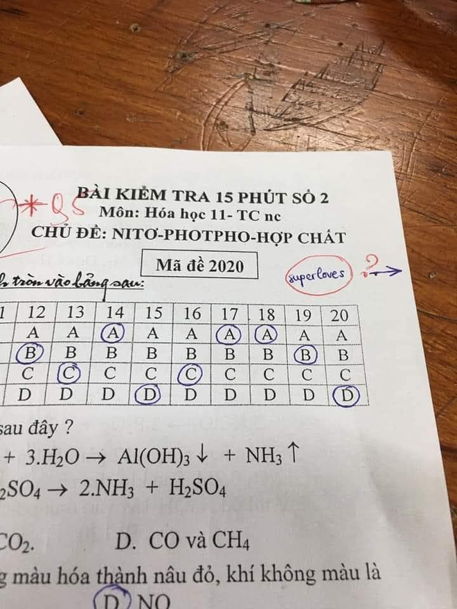 Dám lôi nick Yahoo thời trẻ trâu của thầy ra trêu, nữ sinh nhận cái kết không thể ngờ trong bài kiểm tra - Ảnh 1.