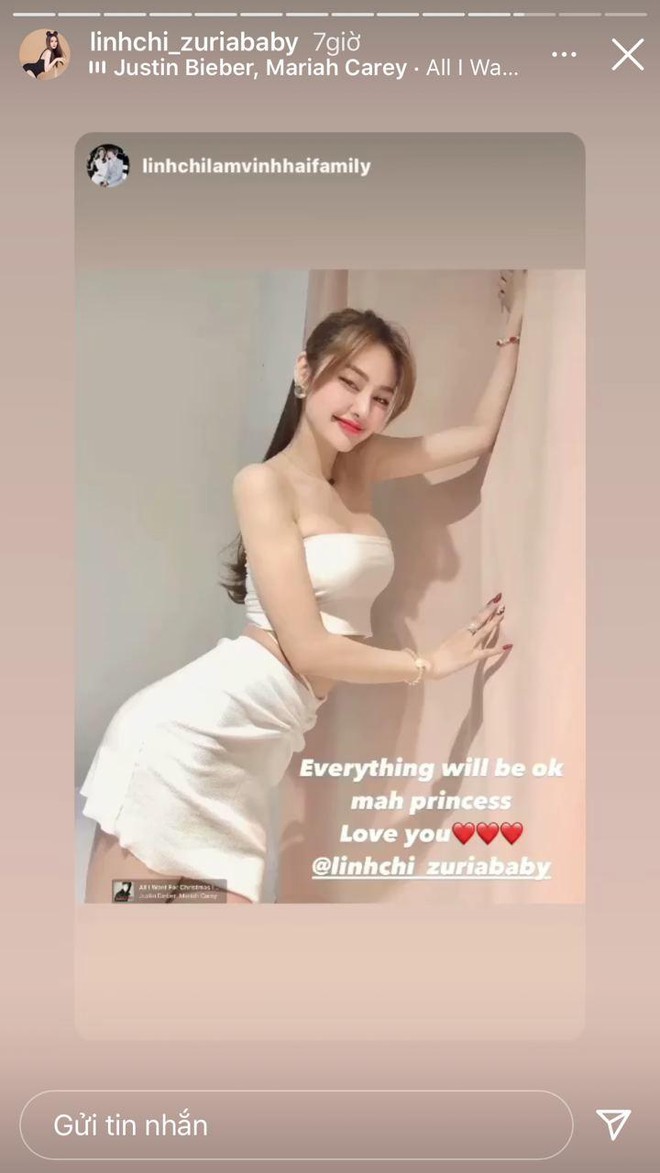 Giữa biến căng với Thuỷ Tiên lúc nửa đêm, Linh Chi tự trấn an bản thân với lời nhắn từ FC - Ảnh 2.