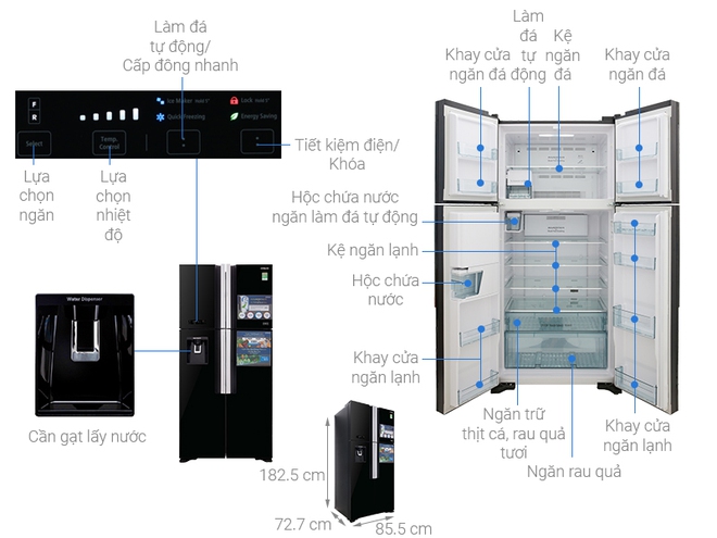 Tủ lạnh 4 cánh Hitachi đang được chị em bàn tán: Dùng bền, giá tốt nhưng có 2 điểm trừ - Ảnh 3.