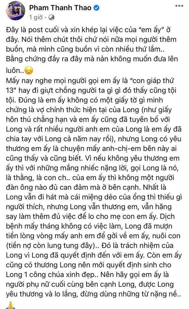 Ca sĩ Phạm Thanh Thảo kết lại lùm xùm với vợ Vân Quang Long, hé lộ cách cố NS đối xử với Linh Lan bất chấp ý kiến phản đối - Ảnh 2.