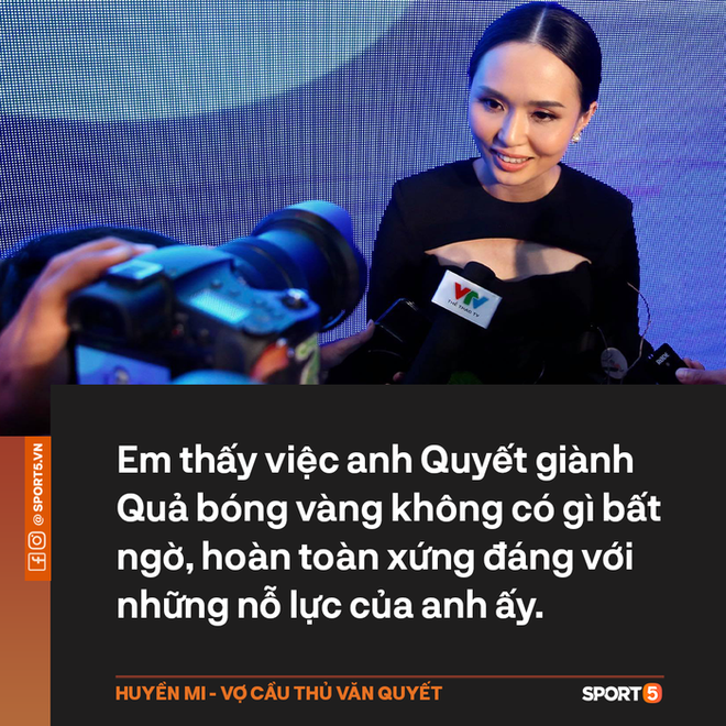 Vợ Văn Quyết: Chồng giành Quả bóng vàng là hoàn toàn xứng đáng - Ảnh 2.