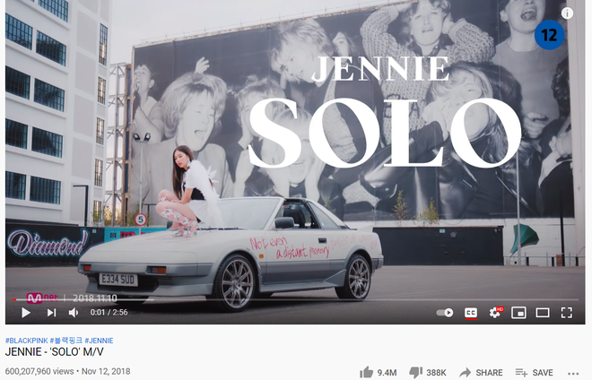 Chẳng cần BLACKPINK, một mình Jennie cũng chinh phục thành công cột mốc MV 600 triệu views, lập thêm kỷ lục mảng solo nữ Kpop - Ảnh 3.