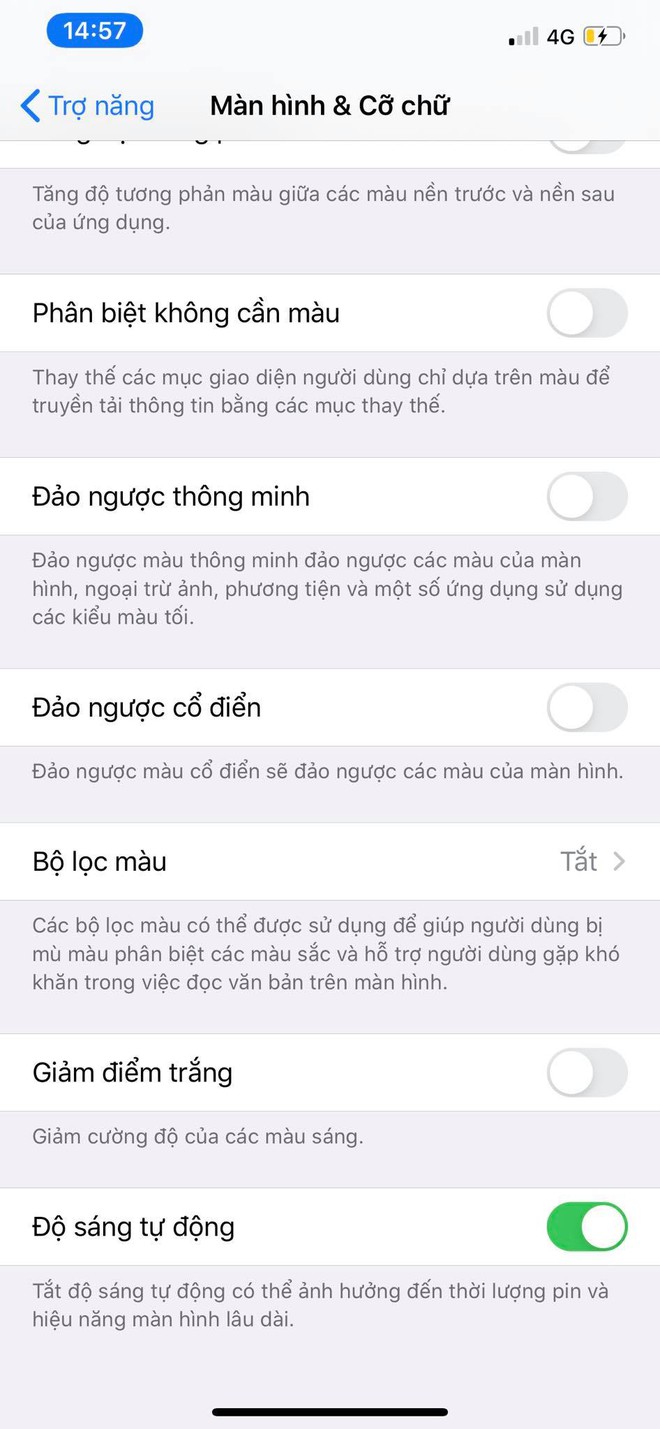 Khó Chịu Vì Màn Hình Iphone Tự Điều Chỉnh Sáng Tối, Đây Là Cách Xử Lý Chỉ  Trong Một Nốt Nhạc!