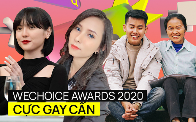 WeChoice Awards 2020 tranh nhau từng phiếu vote: Căng nhất ở Hot YouTuber Của Năm, Hải Tú dẫn đầu Rising GenZ nhưng 30 chưa phải Tết? - Ảnh 1. WeChoice Awards 2020 tranh nhau từng phiếu vote: Căng nhất ở Hot YouTuber Của Năm, Hải Tú dẫn đầu Rising GenZ nhưng 30 chưa phải Tết? - Ảnh 1.