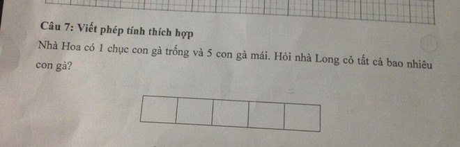 Bài toán lớp 1 tính số gà, phụ huynh đọc vào tức anh ách: Nhà tôi giải 3 đời cũng chưa xong! - Ảnh 1.