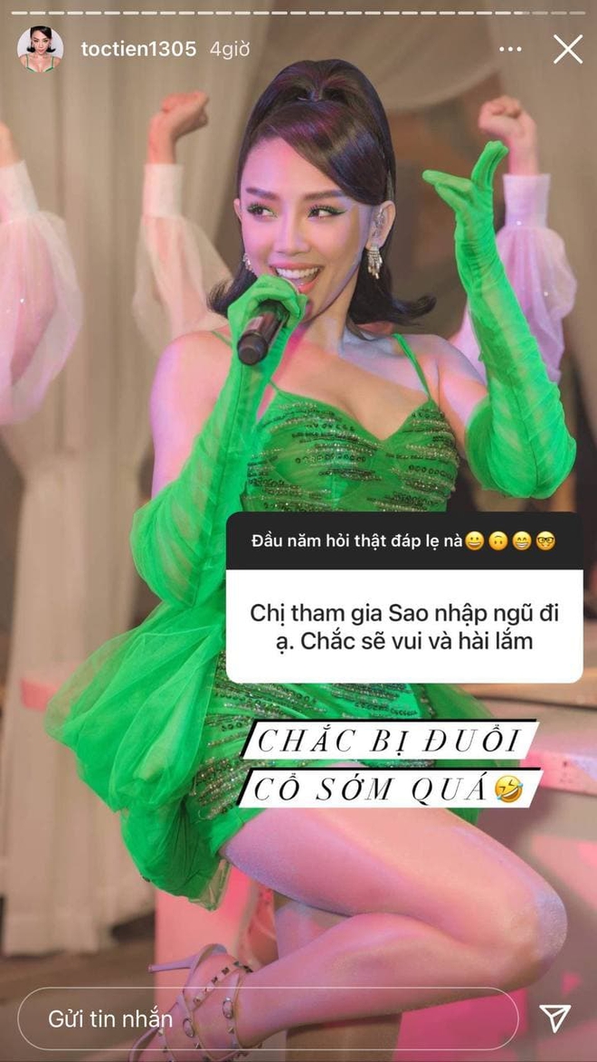 Được fan gợi &yacute; tham gia Sao Nhập Ngũ v&agrave; đ&acirc;y l&agrave; c&acirc;u trả lời của T&oacute;c Ti&ecirc;n! - Ảnh 2.