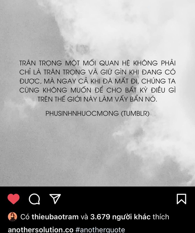 Hoá ra 5 ngày trước, Thiều Bảo Trâm đã dằn mặt Tuesday bằng 1 cái like nhẹ bài đăng “cà khịa” cực gắt - Ảnh 3. Hoá ra 5 ngày trước, Thiều Bảo Trâm đã dằn mặt Tuesday bằng 1 cái like nhẹ bài đăng “cà khịa” cực gắt - Ảnh 3.
