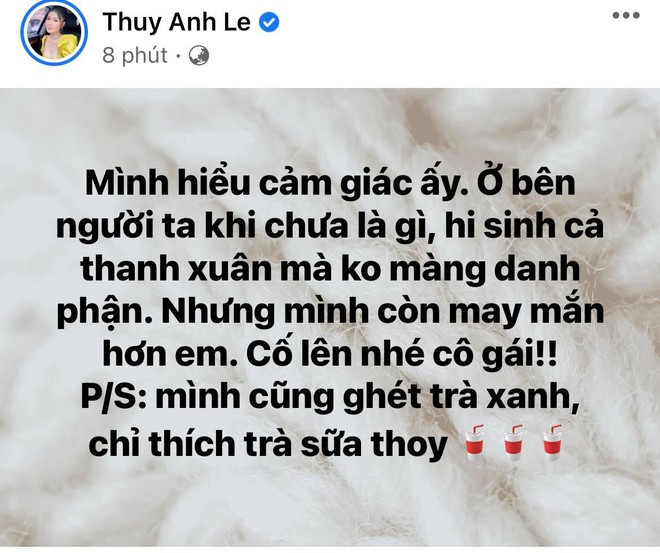 Dàn sao Vbiz đồng loạt đăng status về “trà xanh” sau drama Tùng - Trâm: Thái Trinh gợi nhớ chuyện cũ, Trà Ngọc bỗng bị tấn công - Ảnh 9.