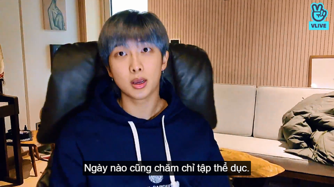 RM (BTS) gây sốc khi tiết lộ món yêu thích trong thời gian tập gym: không ngờ là món thiếu lành mạnh đến vậy! - Ảnh 1.